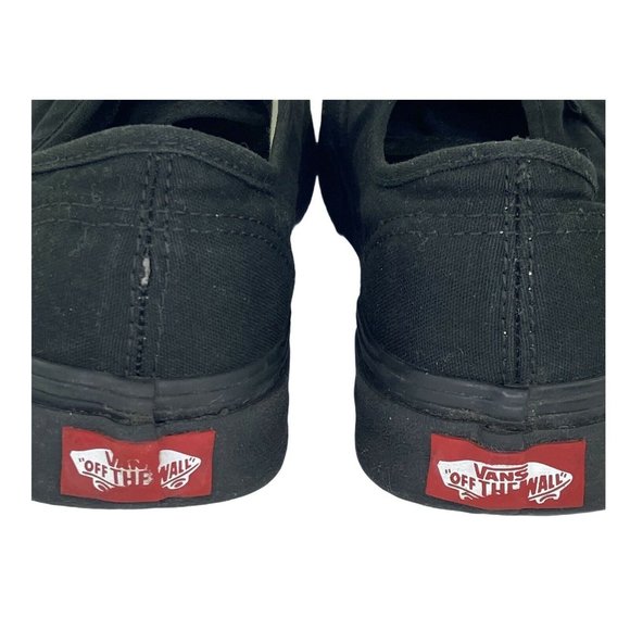 Vans Lo Pro Triple Black Canvas Skate Streetwear Shoe Mens 6.0 Women 7.5 - Picture 5 of 12